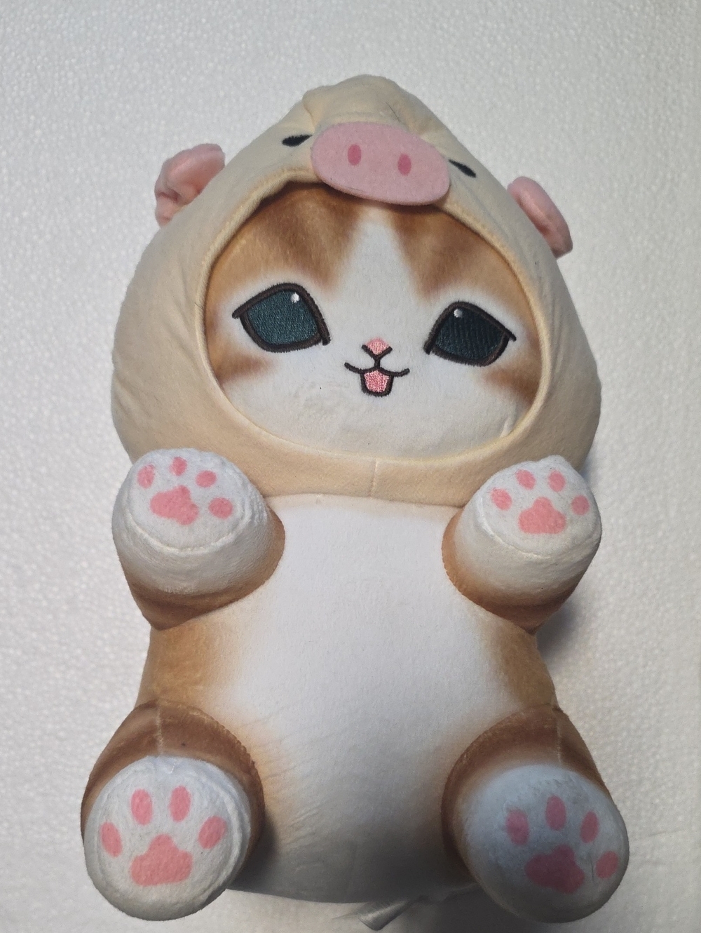 Steamed Pork Bun Meat Soup Dumpling Mofusand Orange Cat Tabby Plushie Large 11”